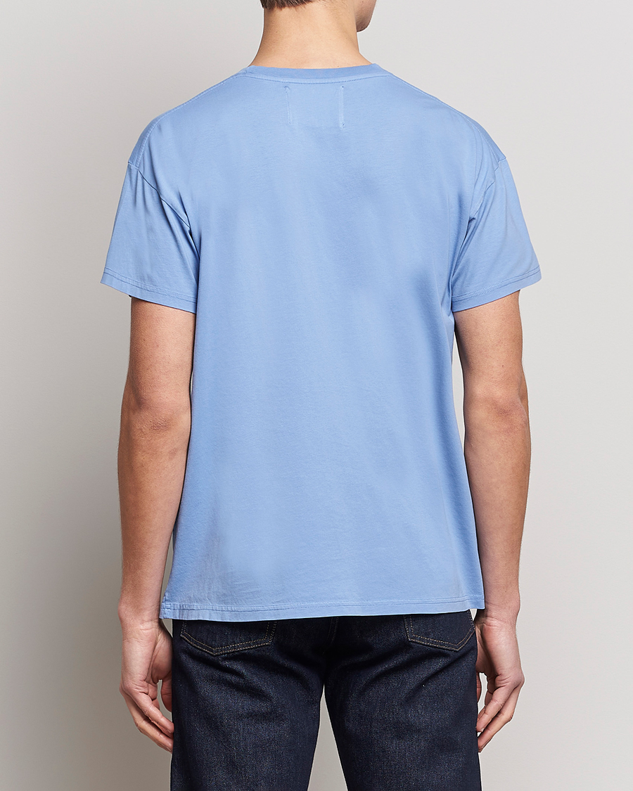 Herre | T-Shirts | Jeanerica | Marcel Crew Neck T-Shirt Sky Blue