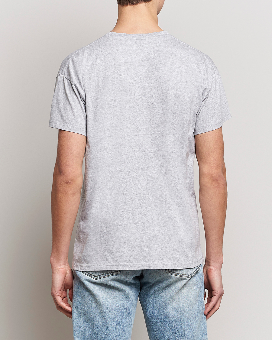 Herre | T-Shirts | Jeanerica | Marcel Crew Neck T-Shirt Light Grey Melange