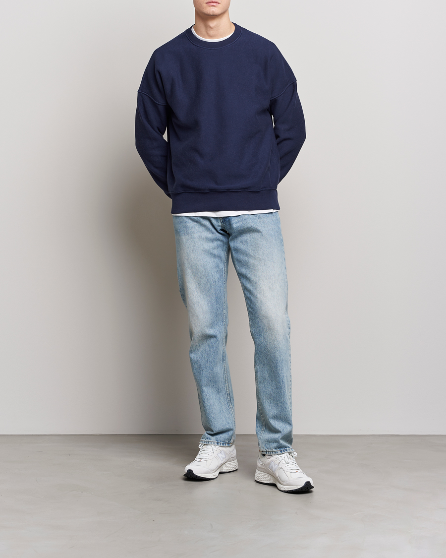 Herre | Gensere | Jeanerica | Paule Crew Neck Sweatshirt Dark Navy