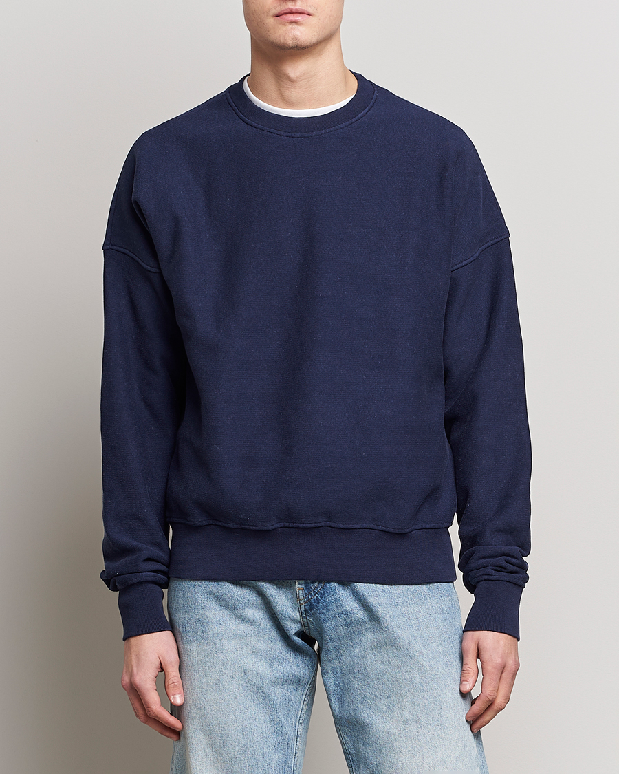 Herre | Gensere | Jeanerica | Paule Crew Neck Sweatshirt Dark Navy