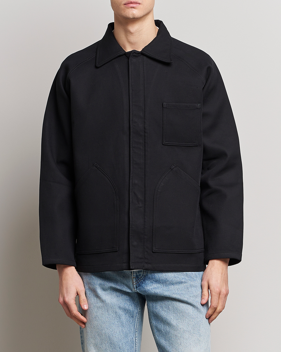 Herre | Jakker | Jeanerica | Tom Heavy Workwear Shirt Jacket Black