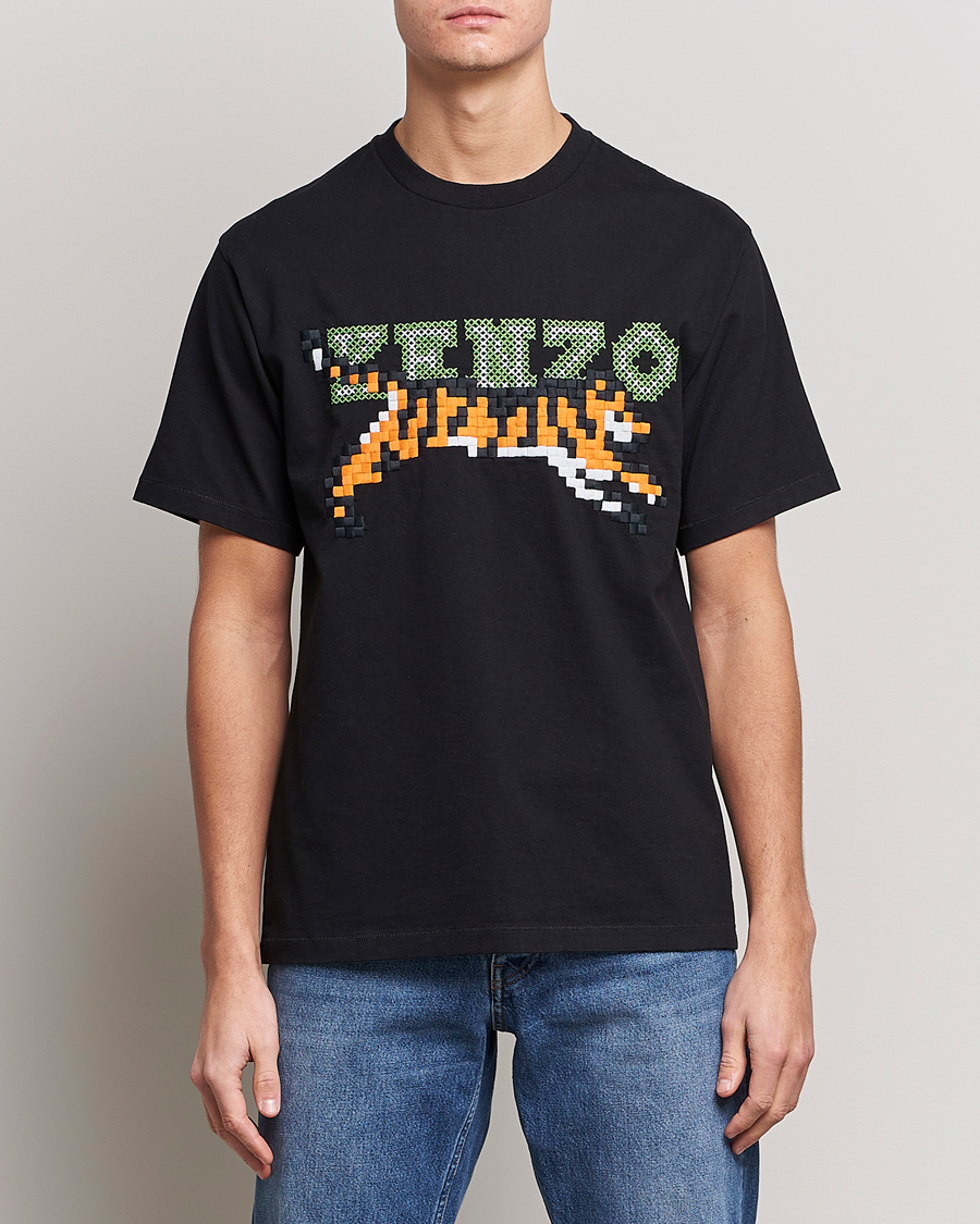 Herre | KENZO | KENZO | Pixel Oversize T-Shirt Black