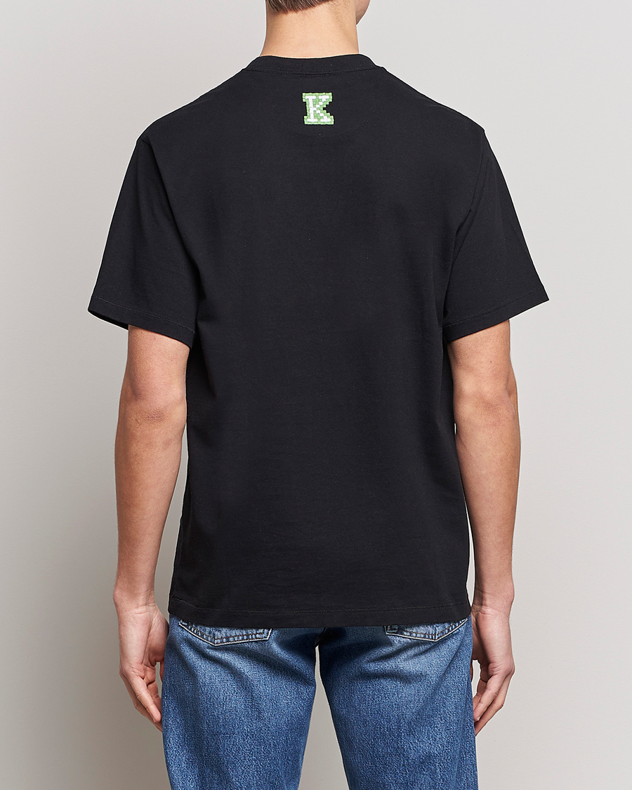 Herre | T-Shirts | KENZO | Pixel Oversize T-Shirt Black
