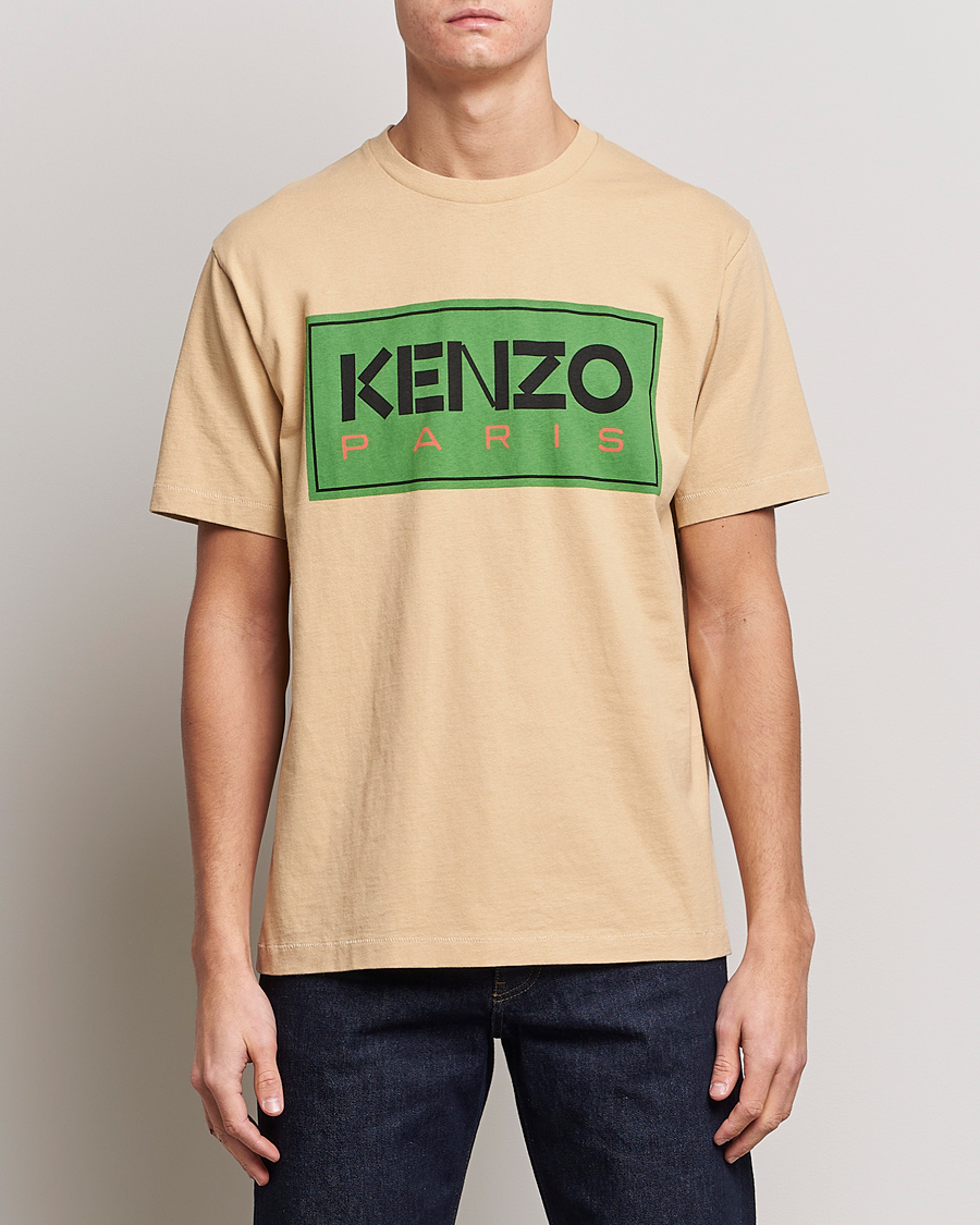 Herre | KENZO | KENZO | Paris Classic T-Shirt Beige