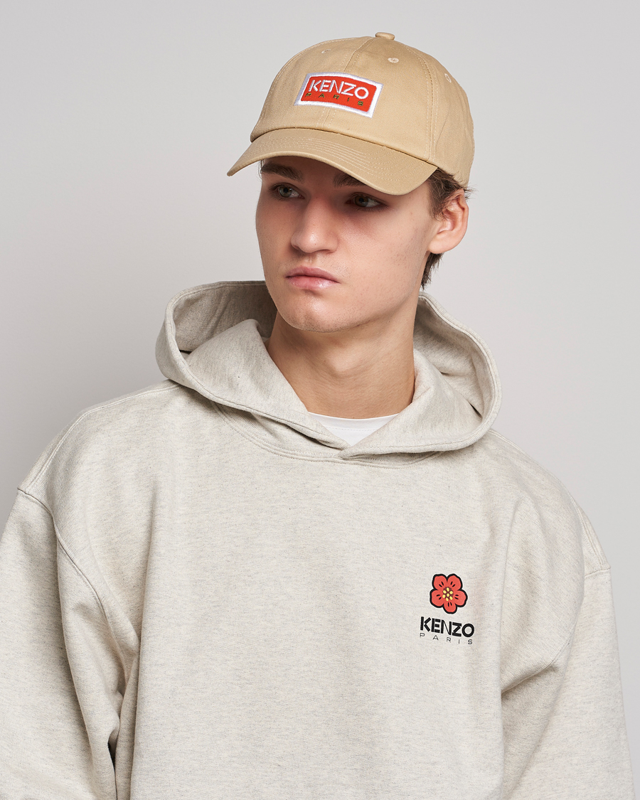 Herre | KENZO | KENZO | Cotton Canvas Cap Beige