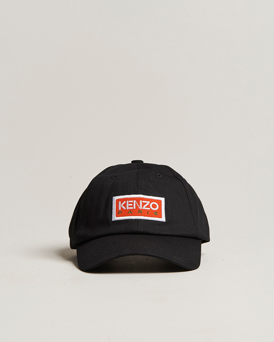 Herre | KENZO Cotton Canvas Cap Black | KENZO | Cotton Canvas Cap Black