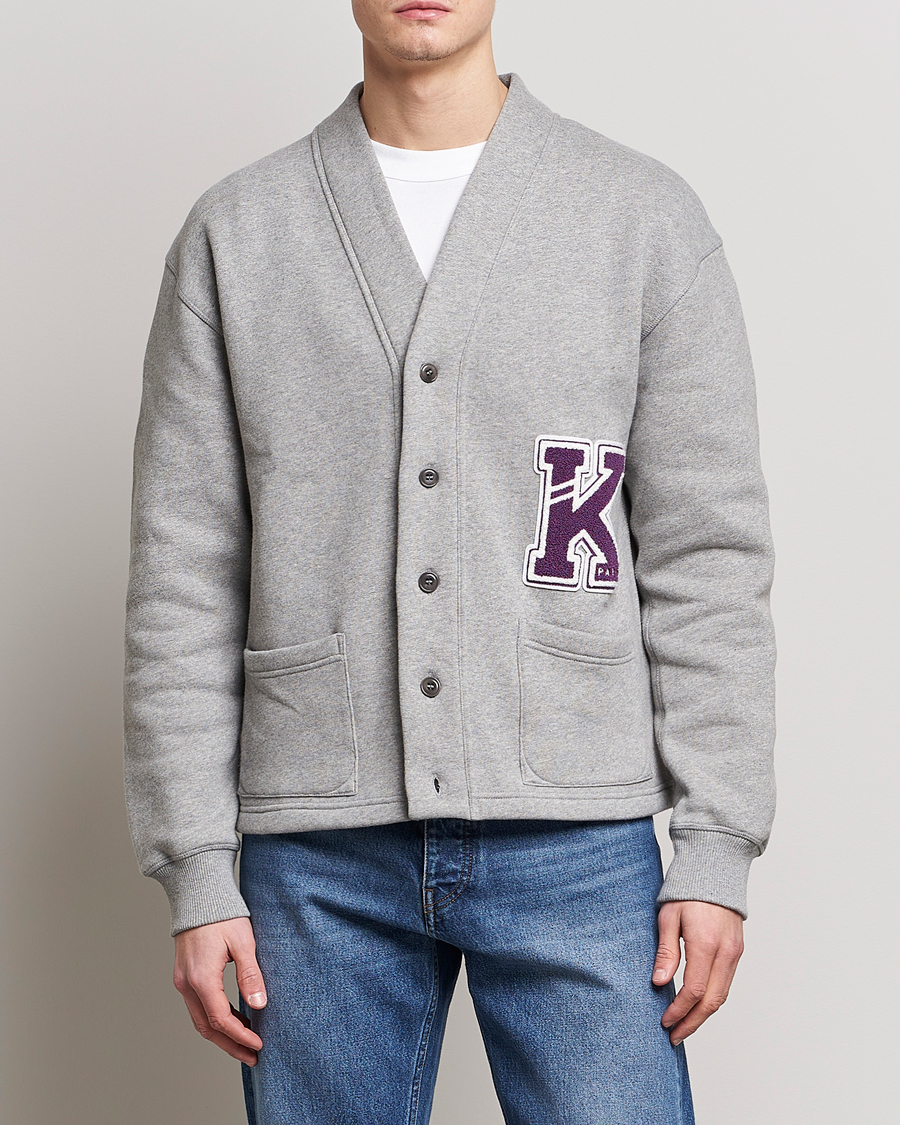Herre | Gensere | KENZO | College Varsity Cardigan Pearl Grey