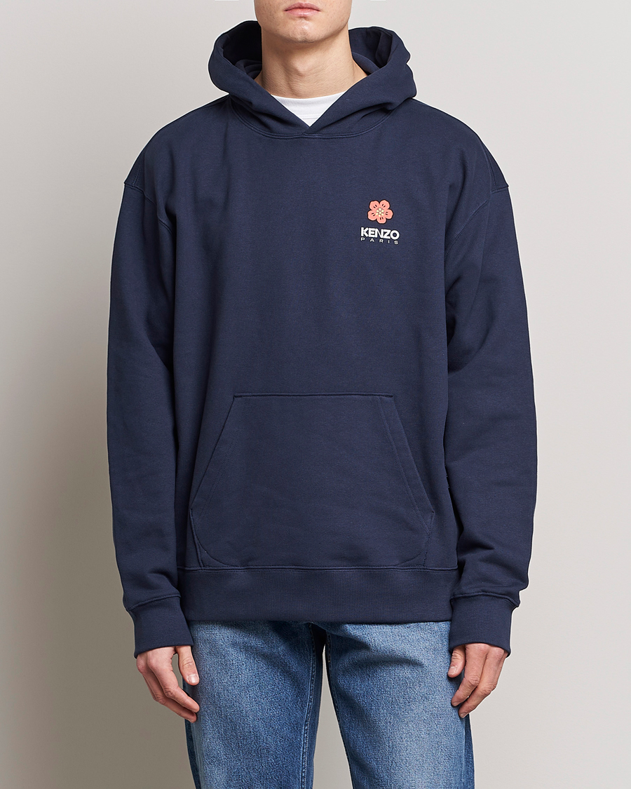 Herre | Gensere | KENZO | Boke Flower Hoodie Midnight Blue