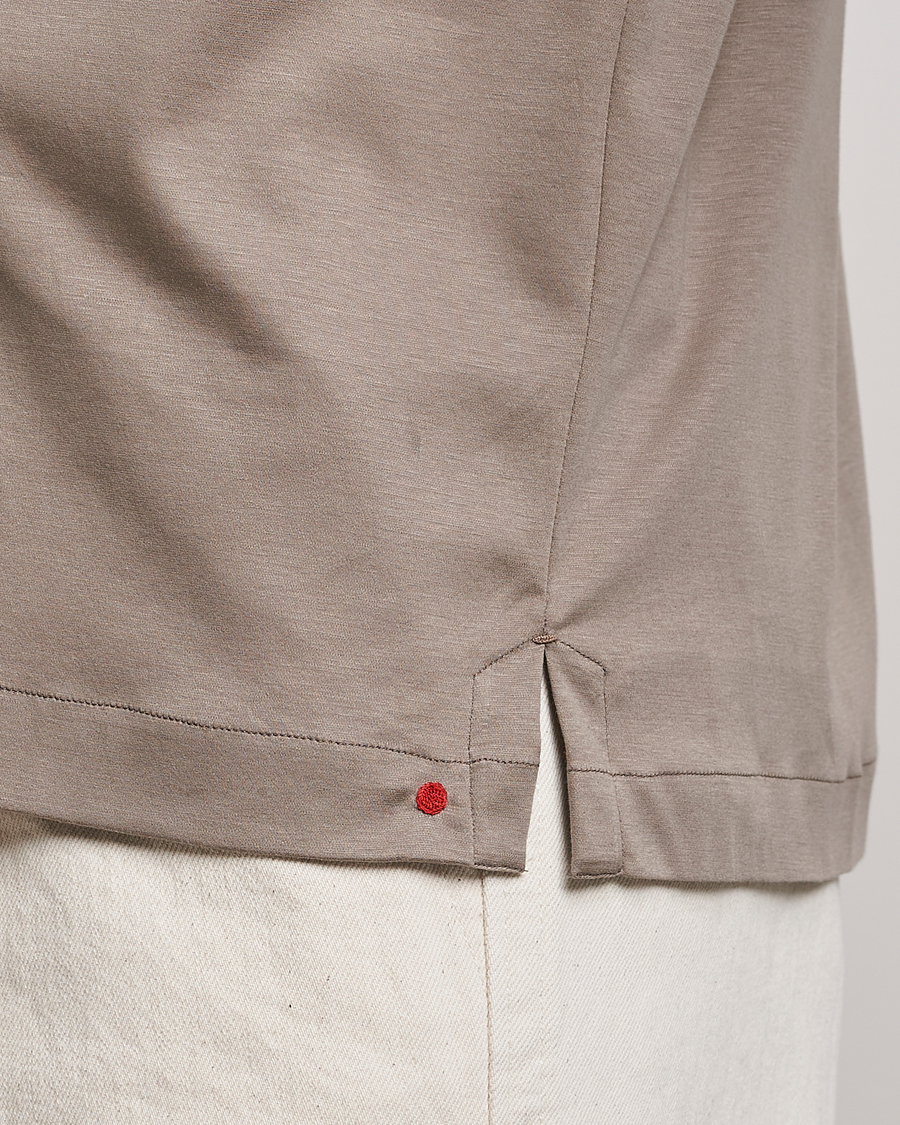 Herre | Skjorter | Kiton | Popover Shirt Beige