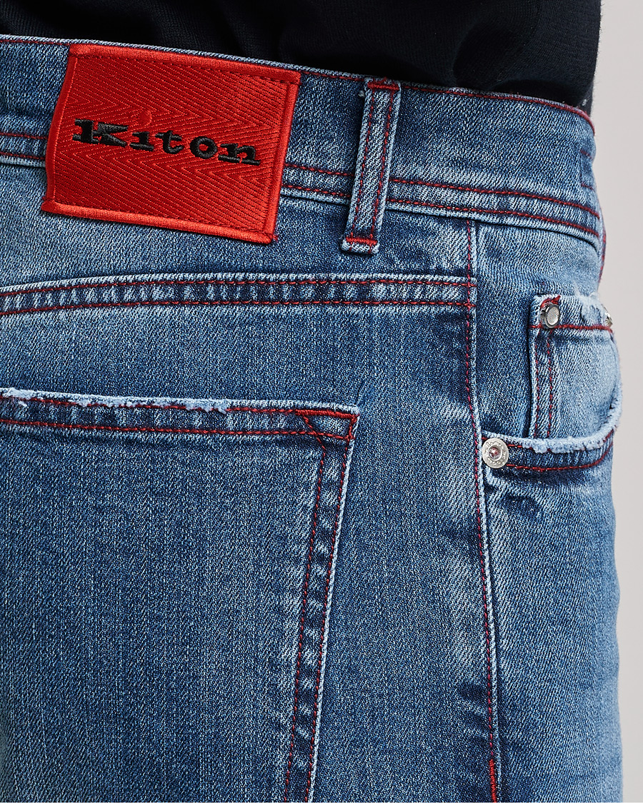 Herre | Jeans | Kiton | Kurabo Denim Jeans Light Indigo