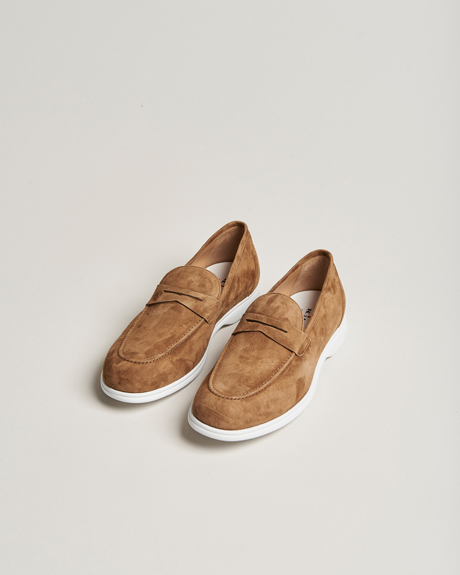 Herre |  | Kiton | Summer Loafers Brown Suede