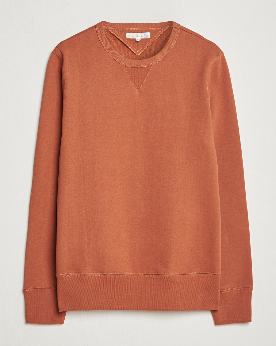 Herre | Gensere | Merz b. Schwanen | Organic Cotton Crew Neck Sweat Sierra Red