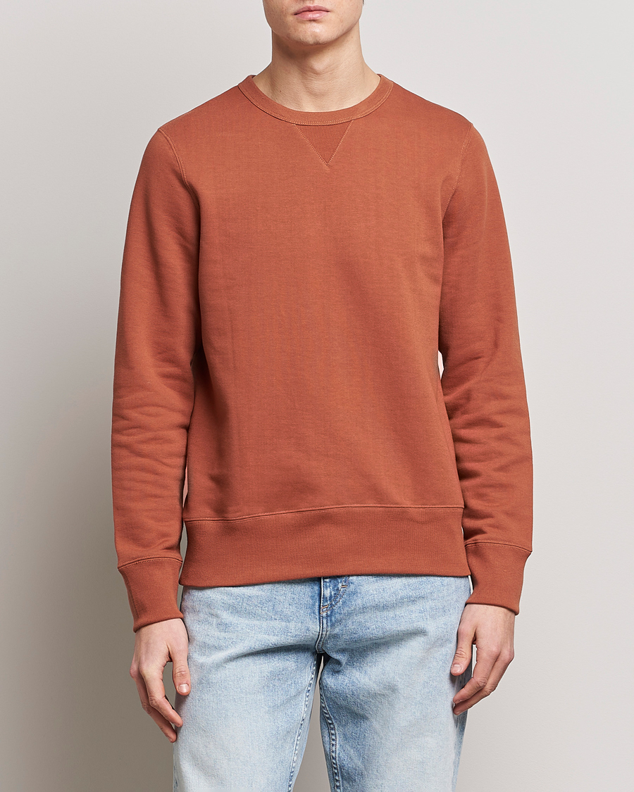 Herre | Gensere | Merz b. Schwanen | Organic Cotton Crew Neck Sweat Sierra Red