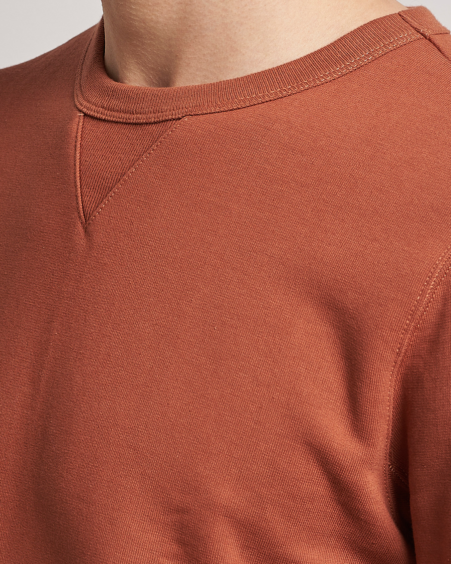 Herre | Gensere | Merz b. Schwanen | Organic Cotton Crew Neck Sweat Sierra Red