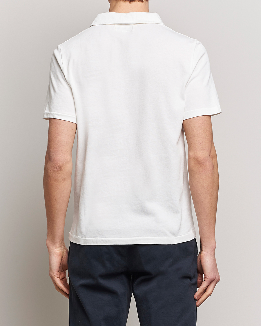 Herre | Pikéer | Merz b. Schwanen | Organic Cotton Washed Polo White