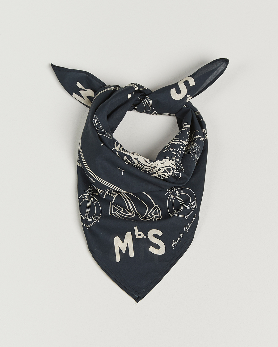 Herre | Scarves | Merz b. Schwanen | Merz b. SchwanenCotton BandanaCharcoal
