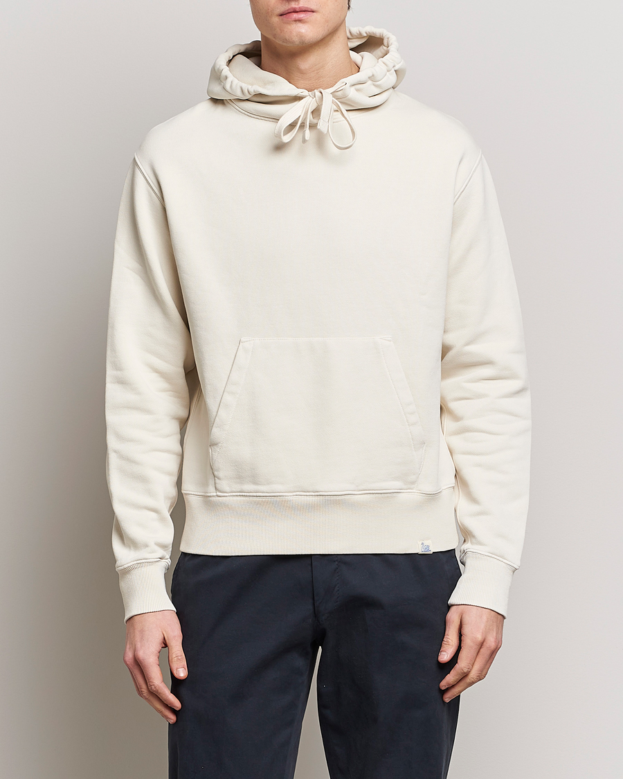 Herre | Gensere | Merz b. Schwanen | Organic Cotton Washed Hoodie Oat