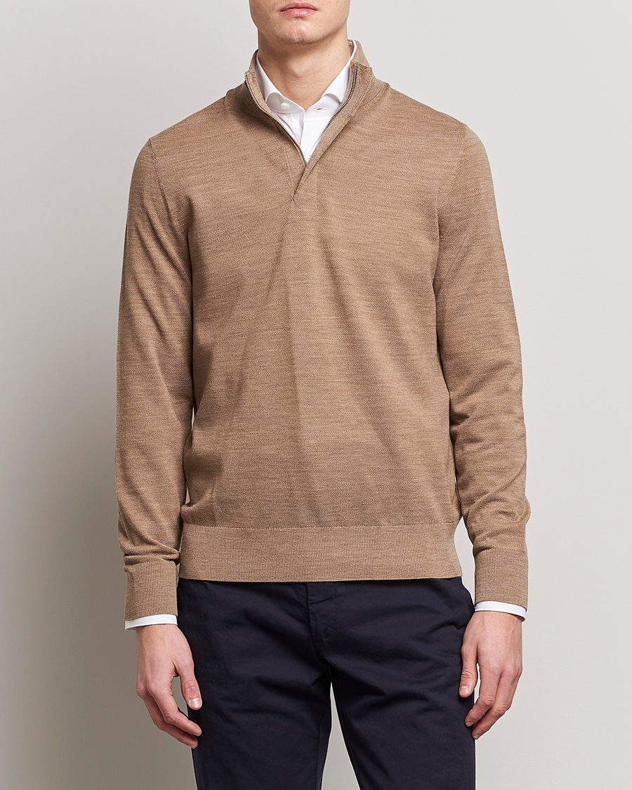 Herre |  | Morris Heritage | Alberto Merino Half Zip Camel