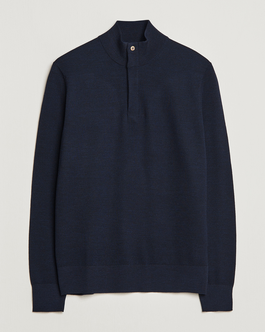 Herre | Gensere | Morris Heritage | Alberto Merino Half Zip Navy
