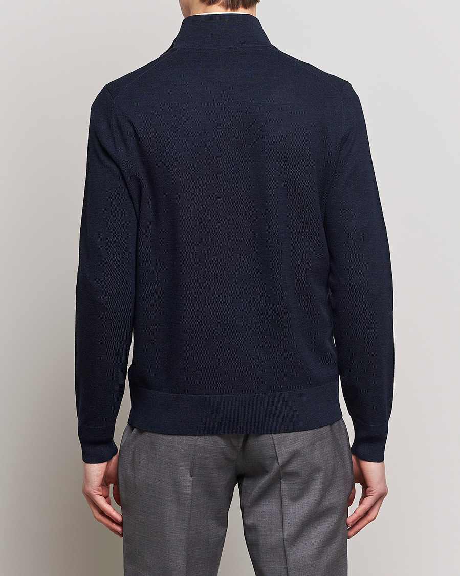 Herre | Gensere | Morris Heritage | Alberto Merino Half Zip Navy