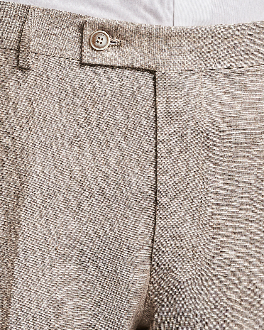 Herre | Bukser | Morris Heritage | Jack Linen Suit Trousers Beige