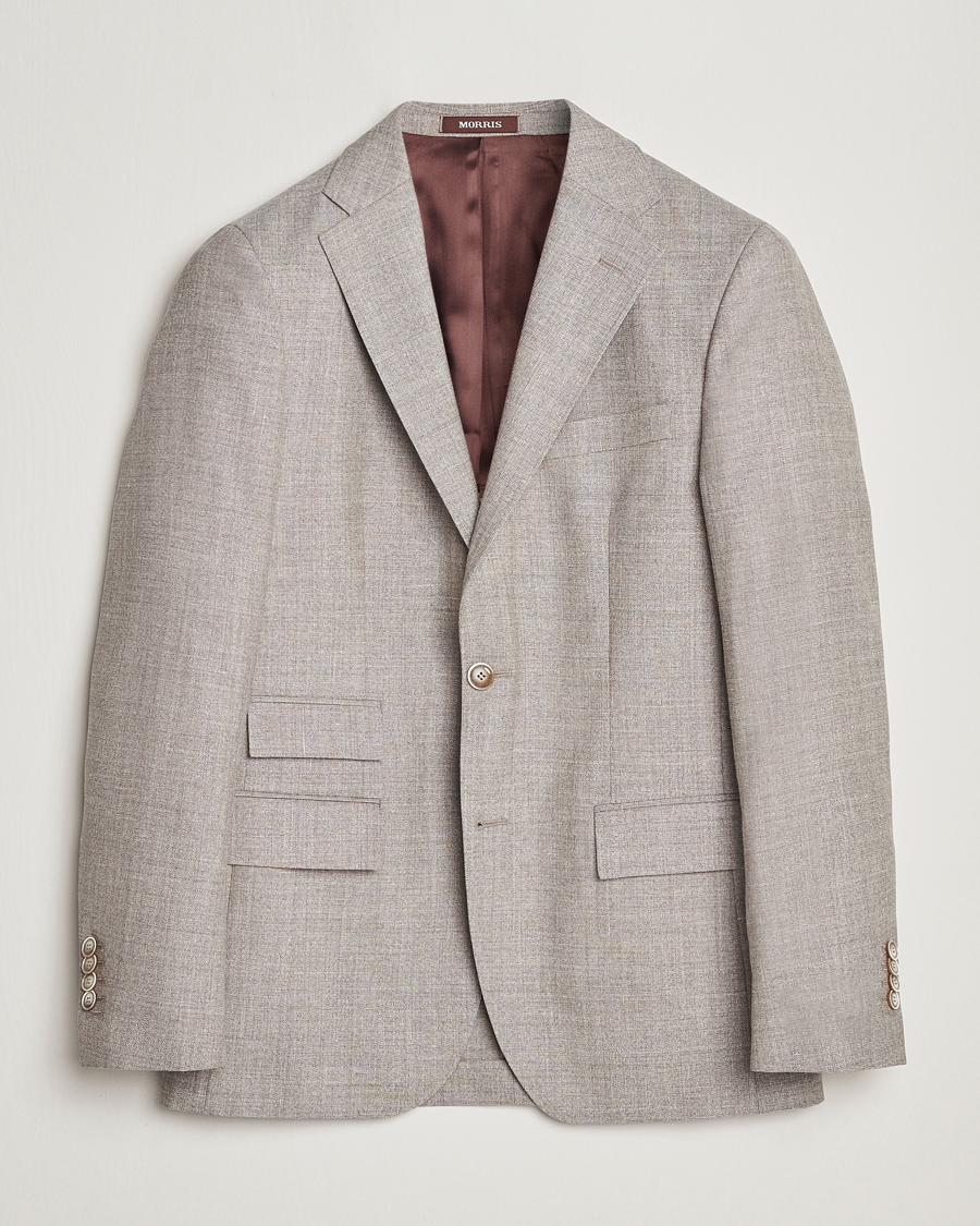 Herre | Dressjakker | Morris Heritage | Keith Tropical Wool Suit Blazer Khaki