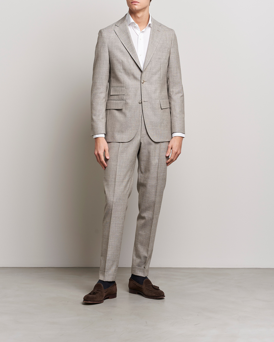 Herre | Dressjakker | Morris Heritage | Keith Tropical Wool Suit Blazer Khaki