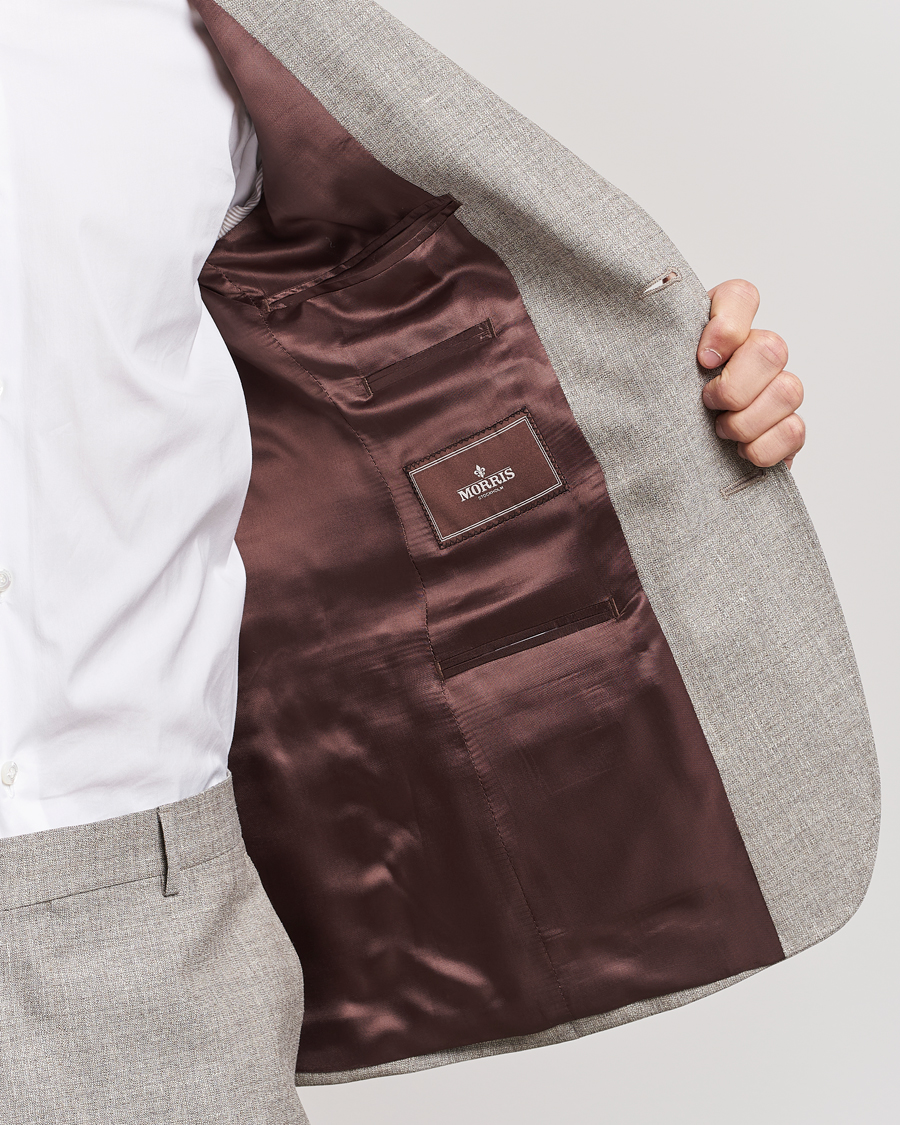Herre | Dressjakker | Morris Heritage | Keith Tropical Wool Suit Blazer Khaki