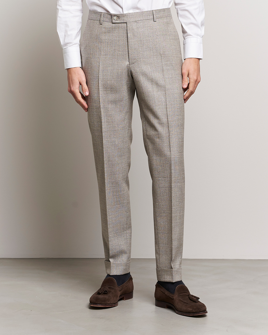Herre | Dresser | Morris Heritage | Jack Tropical Suit Trousers Khaki