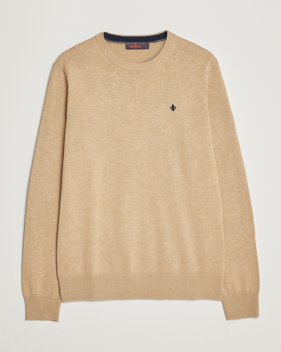 Herre | Gensere | Morris | Harold Summer Crew Neck Camel