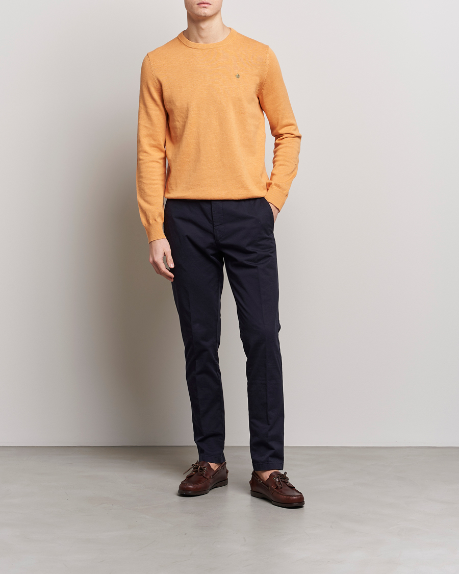 Herre | Gensere | Morris | Harold Summer Crew Neck Orange
