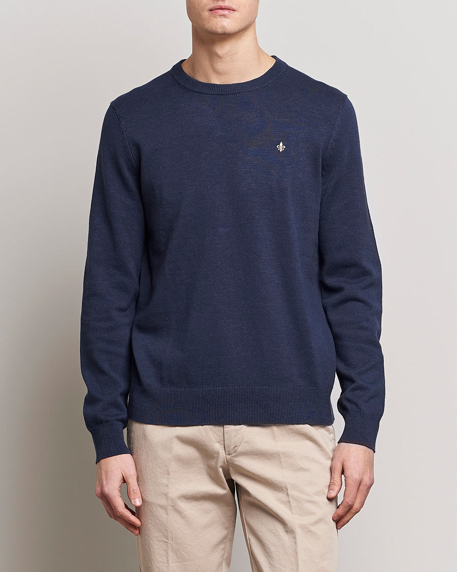 Herre | Gensere | Morris | Harold Summer Crew Neck Blue