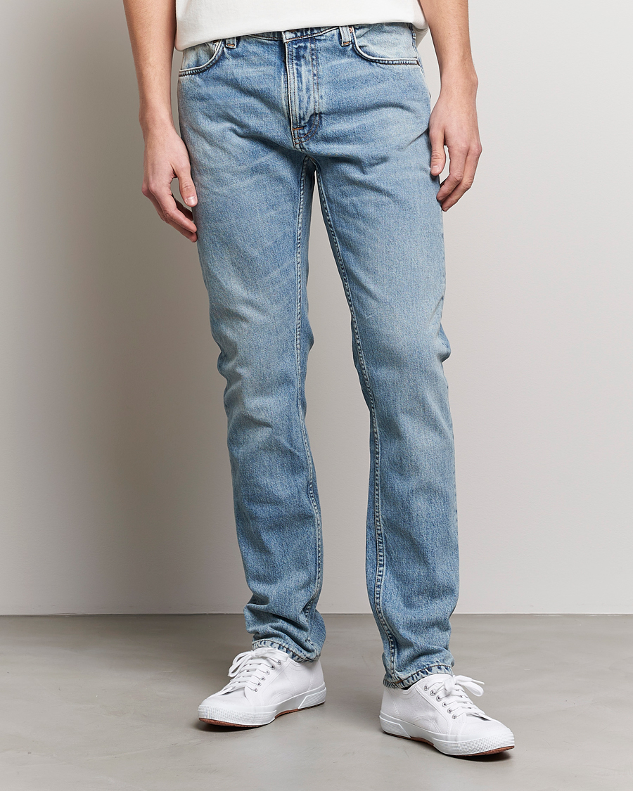 Herre | Jeans | Nudie Jeans | Lean Dean Jeans Cloud Blue