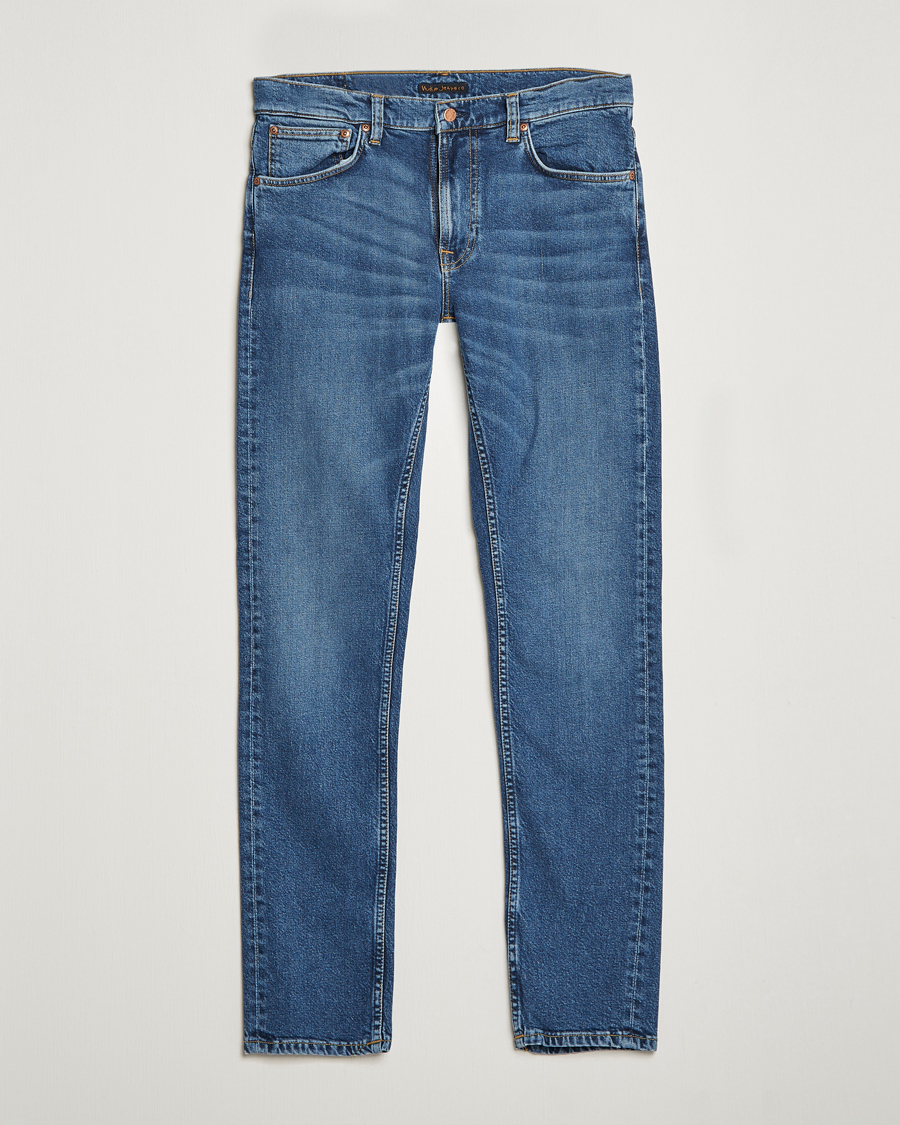 Herre | Jeans | Nudie Jeans | Lean Dean Jeans Blue Mud