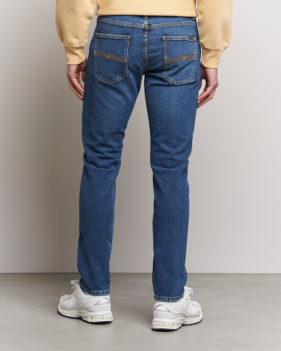 Herre | Jeans | Nudie Jeans | Lean Dean Jeans Blue Mud