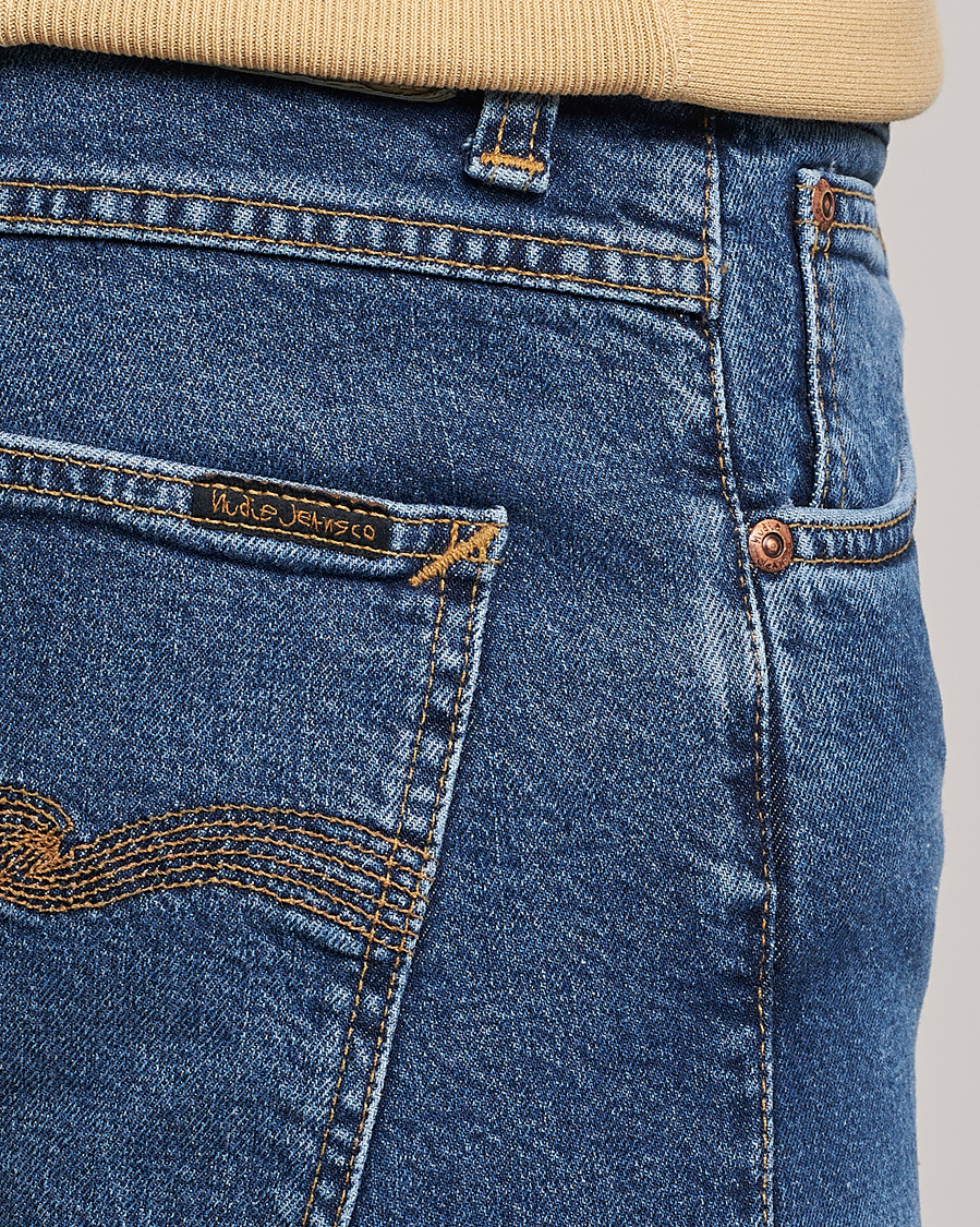 Herre | Jeans | Nudie Jeans | Lean Dean Jeans Blue Mud