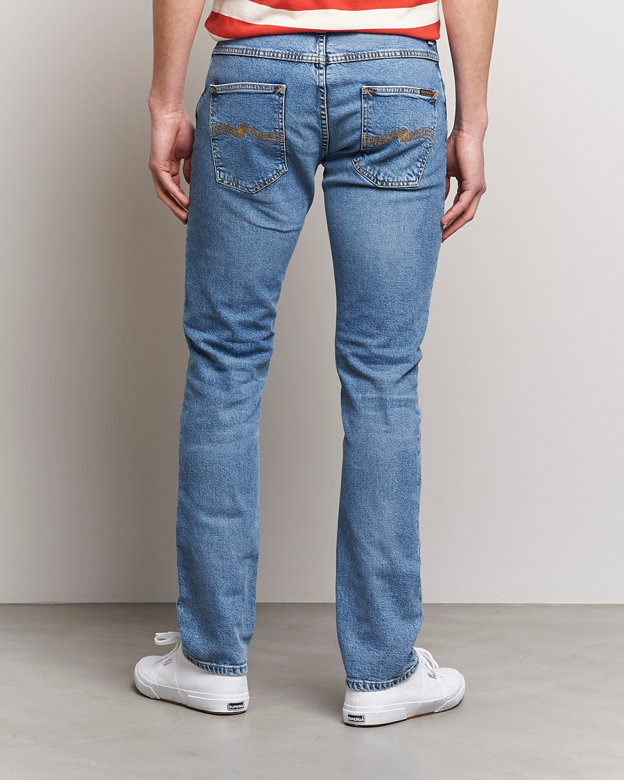 Herre | Jeans | Nudie Jeans | Grim Tim Jeans Worn Pale Blue