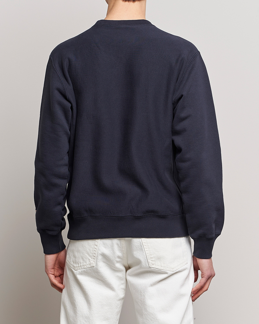 Herre | Gensere | Nudie Jeans | Hasse Crew Neck Sweatshirt Navy