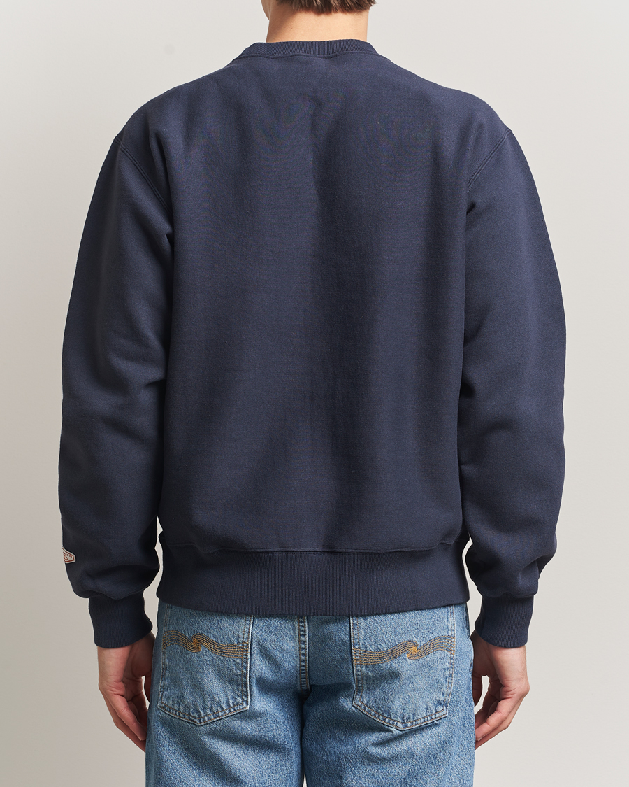 Herre | Gensere | Nudie Jeans | Hasse Crew Neck Sweatshirt Navy