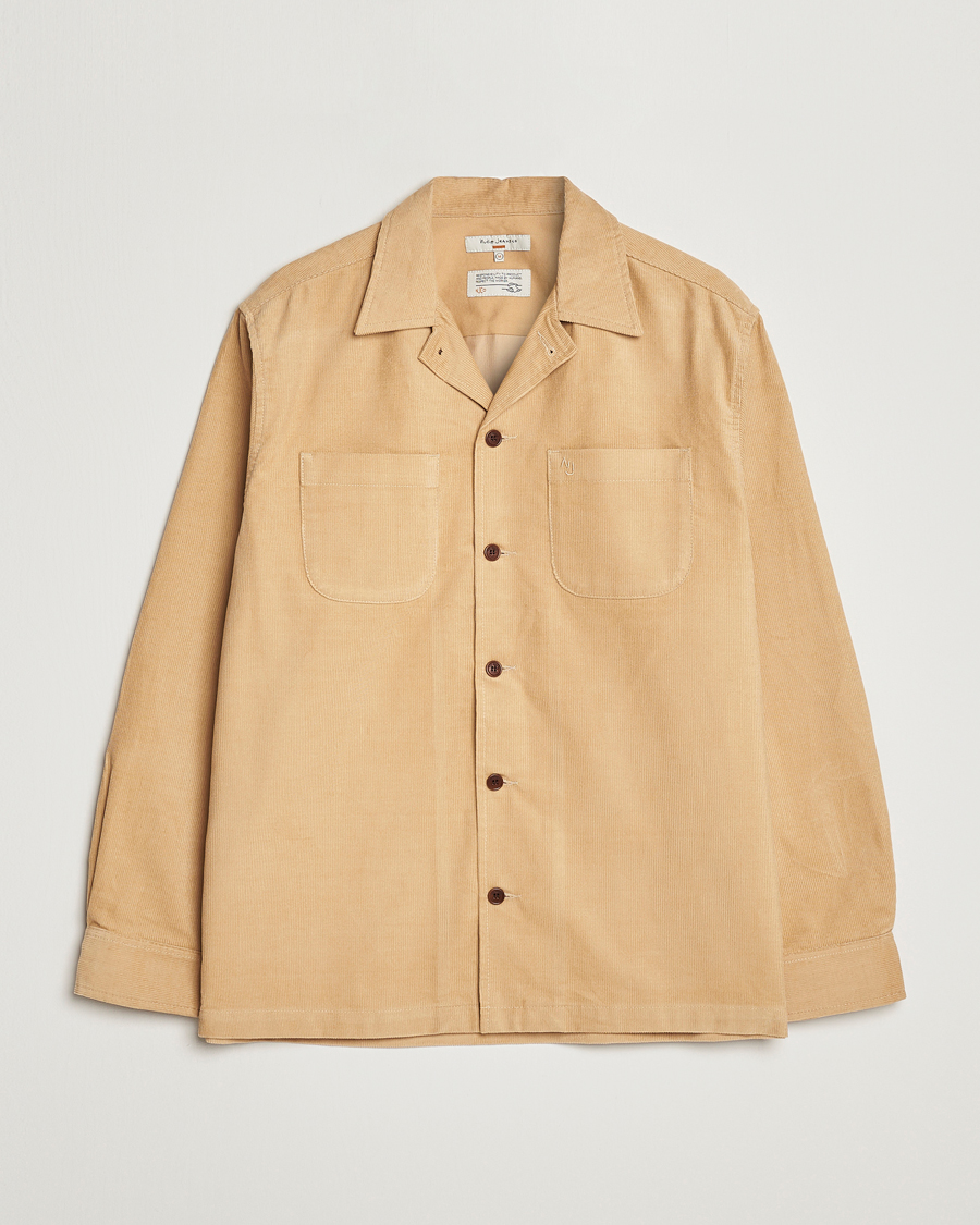 Herre | Skjorter | Nudie Jeans | Vincent Cord Overshirt Faded Sun