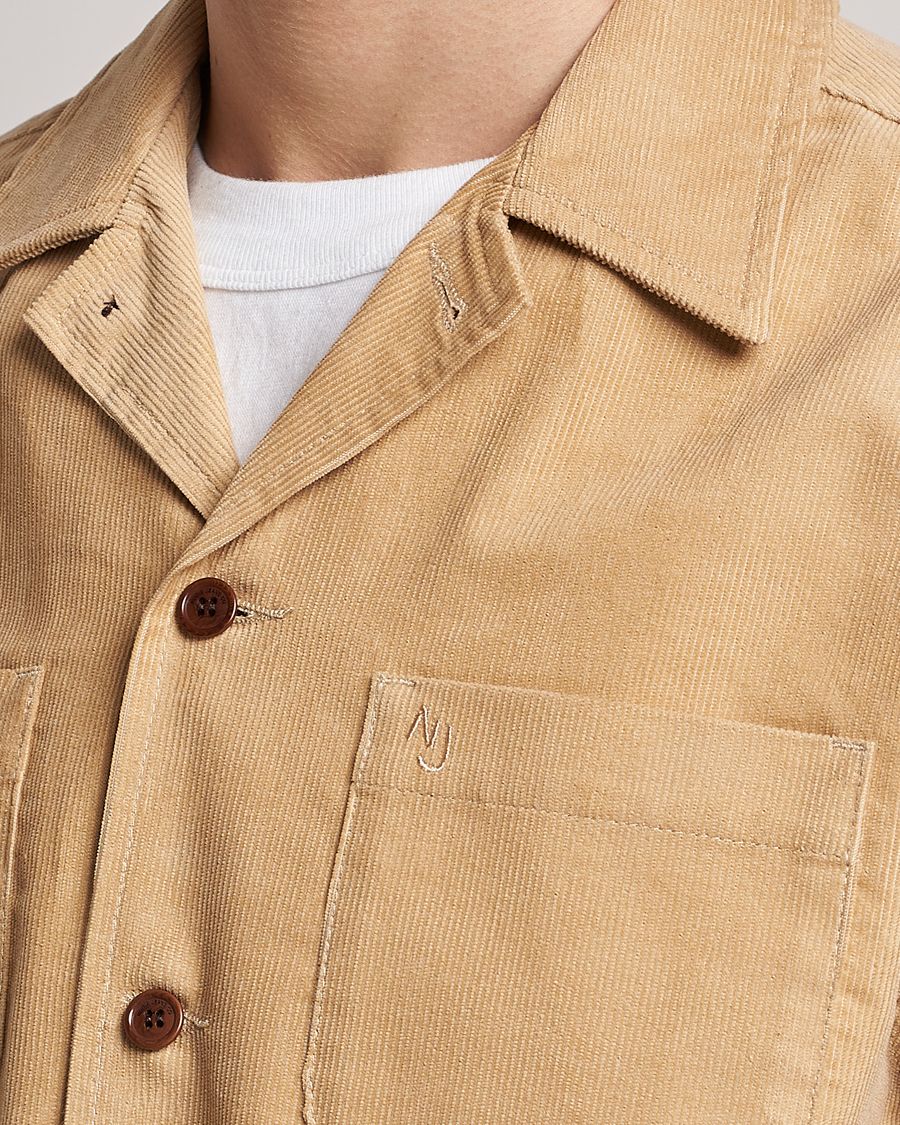 Herre | Skjorter | Nudie Jeans | Vincent Cord Overshirt Faded Sun