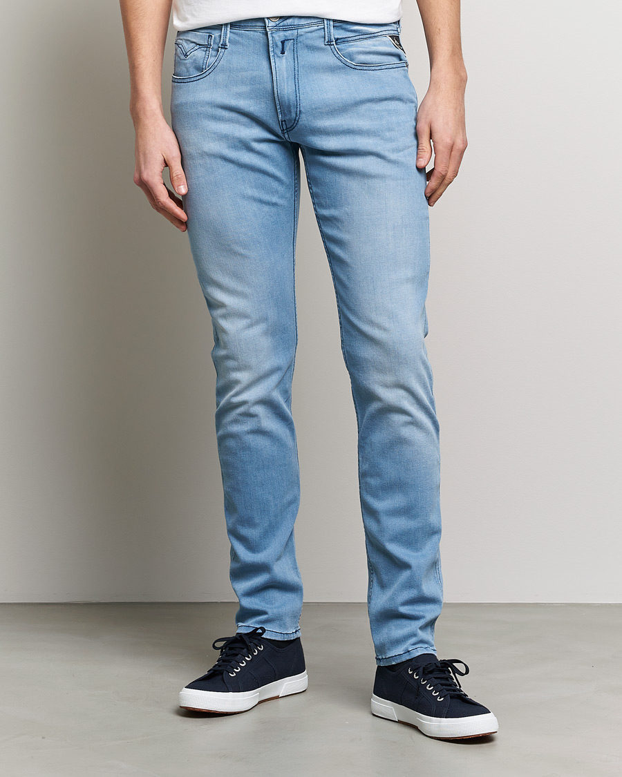 Herre | Jeans | Replay | Anbass Powerstretch Jeans Light Blue