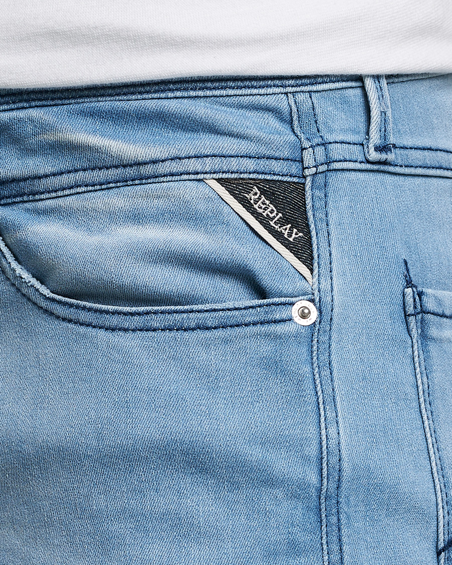 Herre | Jeans | Replay | Anbass Powerstretch Jeans Light Blue