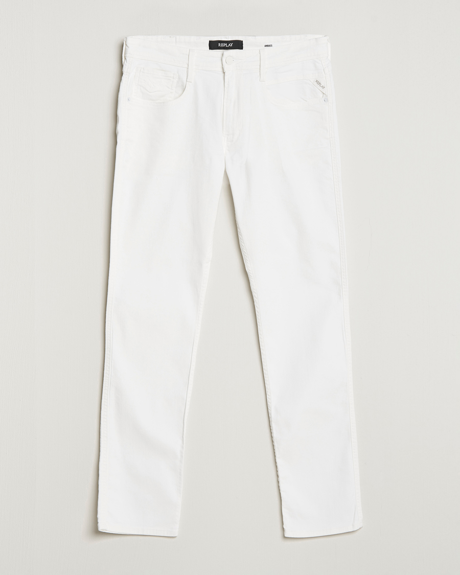 Herre | Jeans | Replay | Anbass Stretch Jeans White