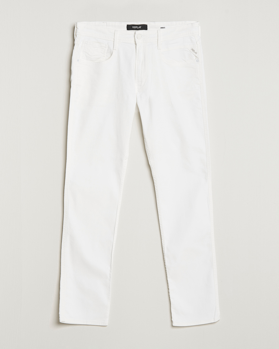 Herre | Jeans | Replay | Anbass Stretch Jeans White