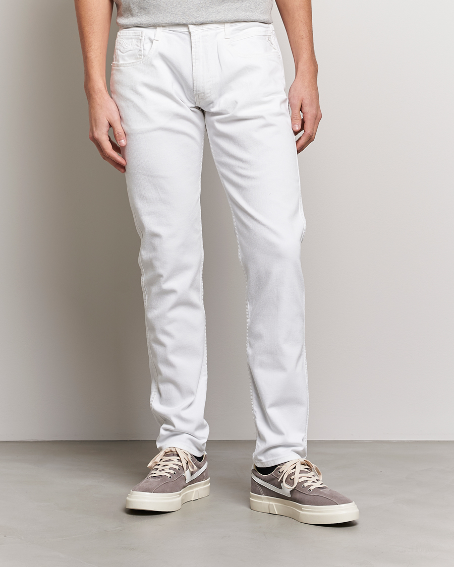 Herre | Hvite jeans | Replay | Anbass Stretch Jeans White
