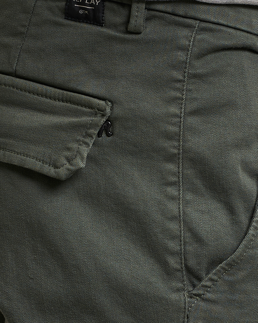 Herre | Bukser | Replay | Anbass Hyperflex X-Lite Cargo Pants Moss Green