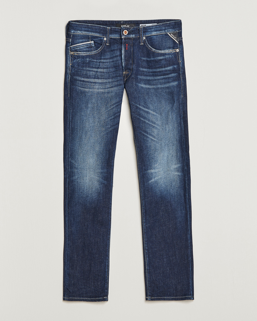 Herre | Jeans | Replay | Waitom Stretch Jeans Dark Blue