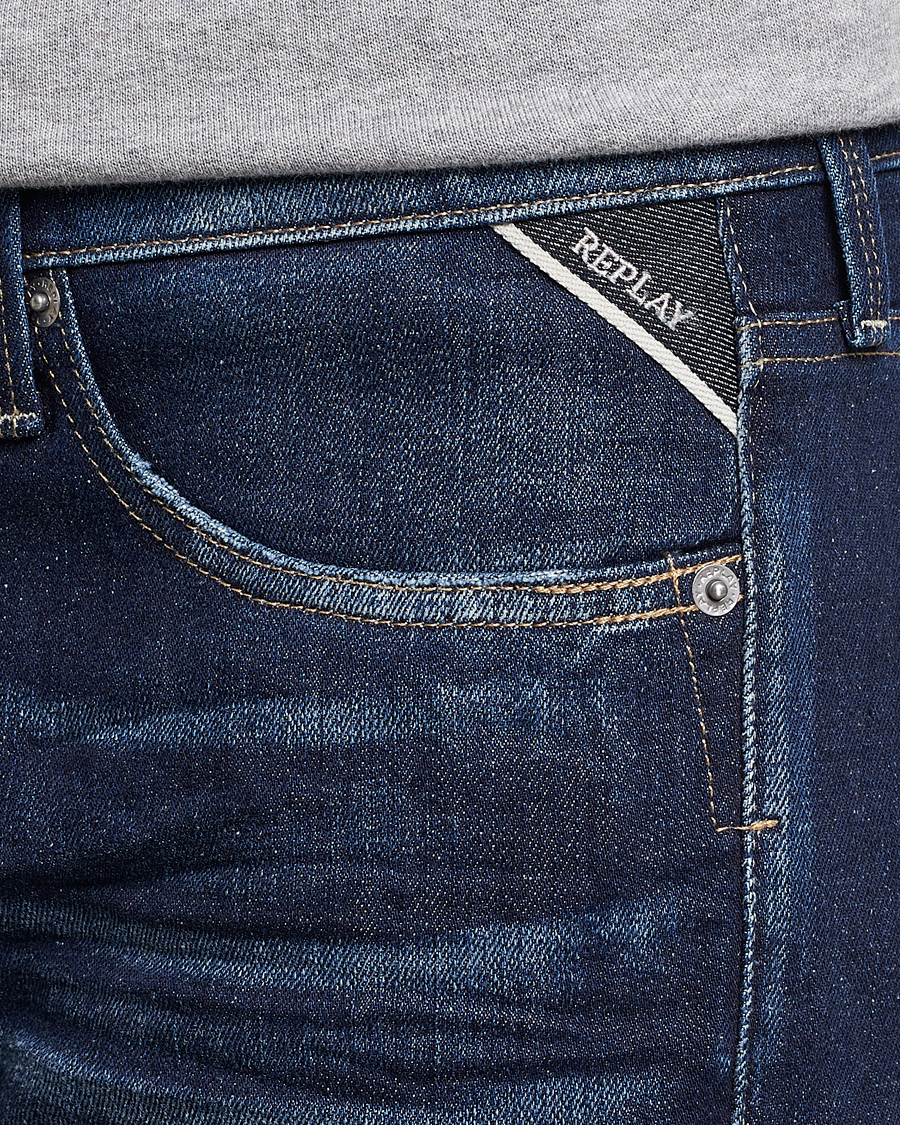 Herre | Jeans | Replay | Waitom Stretch Jeans Dark Blue