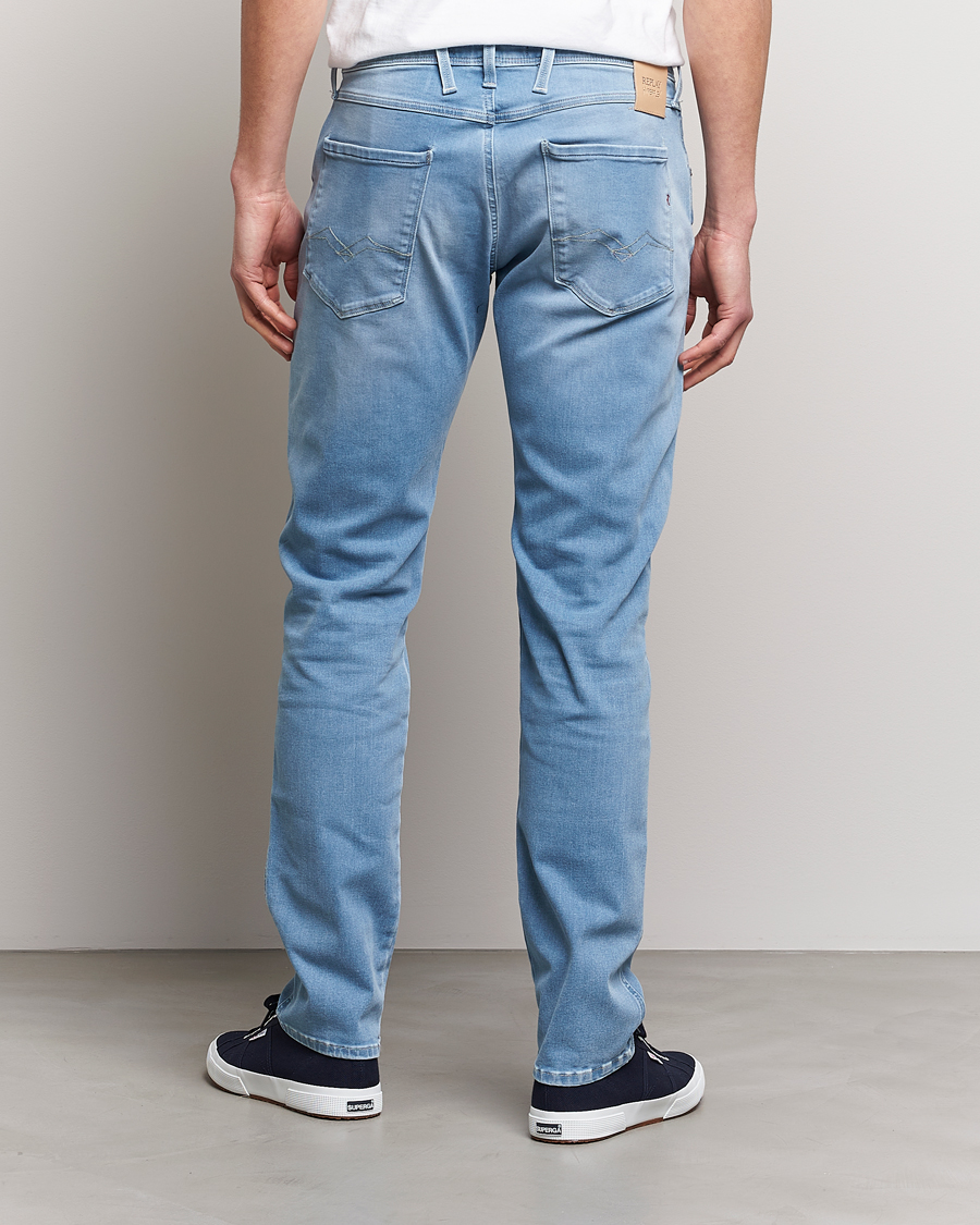 Herre | Jeans | Replay | Anbass Hyperflex Re-Used Jeans Light Blue